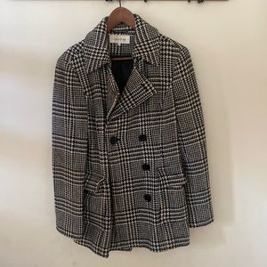 Calvin Klein size M, black and white coat.